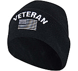 Image of Rothco Veteran With US Flag Fine Knit Watch Cap - Men's