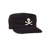 Image of Rothco Vintage Military Fatigue Cap With Jolly Roger
