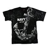 Image of Rothco Vintage 'Navy Anchor' T-shirt