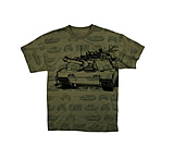 Image of Rothco Vintage Olive Drab 'Tank' T-Shirt