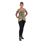 Image of Rothco Womens Camo Cold Shoulder Top