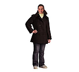 Image of Rothco Women's Navy Type Black Wool Peacoat