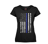 Image of Rothco Women's Thin Blue Line Longer T-Shirt