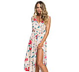 Image of Roxy In The Mood For Dance Wrap-Front Midi Dress - Women's