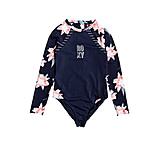 Image of Roxy Shore Long Sleeve Onesie Swimwear - Girl's