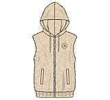 Image of Roxy Sherpa Vest Hoodie - Women's