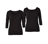 Image of Royal Robbins Kickback To Front Womens 3/4 Sleeve Top - Womens