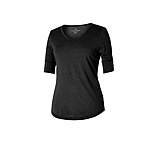 Image of Royal Robbins Merinolux V-Neck Short Sleeve Tee Shirt - Womens