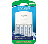 Image of Panasonic Healthcare Eneloop Battery Charger w/ 4 AA Batteries