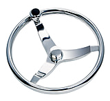 Image of Schmitt &amp; Ongaro Marine 714 Vision Cast 13.5" SS WHeel w/Knob, Finger Grip &amp; Faux Nut