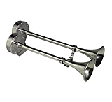 Image of Schmitt &amp; Ongaro Marine Deluxe SS Dual Trumpet Horn