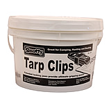 Image of Scotty 60 Tarp Clips, Yellow in a display bucket 0301-YL