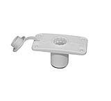 Image of Scotty 244 Flush Deck Mount White w/Rain Cap