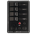 Image of Sea-Dog Switch Panel 3 Circuit w/Power Socket, Horn Button &amp; Ignition