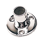 Image of Sea-Dog 281900-1 Sea Dog Round Base Rail Fitting 90 deg