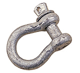 Image of Sea-Dog 147806-1 Sea Dog Screw Pin Anchor Shackle Galvanized 1/4in
