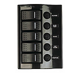 Image of Sea-Dog 425110-1 Sea Dog Wave Rocker Switch Panel With 5 Illuminating Switches And Fuse