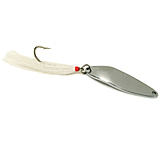 Image of Sea Striker Nickel Plated Casting Spoon with Single Hook Bucktail, 7/0 Hook