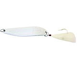 Image of Sea Striker Nickel Prism Casting Spoon with Single Hook Bucktail