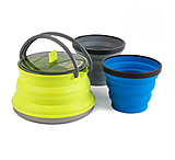 Image of Sea to Summit X-SET 11- X Kettle - 1.3L - 2 X Mugs - Lime Green