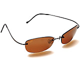 Image of Serengeti Stratus Titanium PolarMax Rimless Sungalsses - Henna Frame Driver Polarized Photochromic Lens - 6844