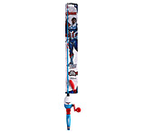 Image of Shakespeare Marvel Captain America Beginner Kit, Rod &amp; Reel Combo