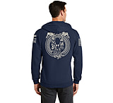 Image of Skallywag Tactical Zip Hoodie Kraken Navy Blue 88D5C9A0