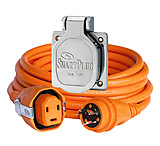 Image of SmartPlug 30 Amp 50' Dual Configuration Cordset w/Tinned Wire &amp; 30 Amp Stainless Steel Inlet