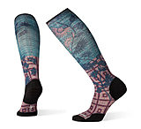 Image of Smartwool Compression Sightseeing Sunflower Print OTC Socks - Women's