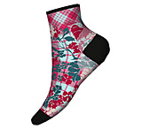 Image of Smartwool Curated Floral Plaid Graphic Mini Boot Socks - Women's