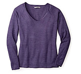 Image of Smartwool Granite Falls Micro Stripe V-Neck Sweater - Womens