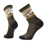 Image of Smartwool Hike Light Cushion Mountain Moose Crew Socks - Men's
