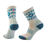 Image of Smartwool Hike Light Cushion Retro Floral Mid Crew Socks - Women's