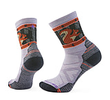 Image of Smartwool Hike Light Cushion Squirrely Crew Socks - Women's