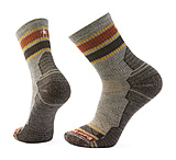 Image of Smartwool Hike Light Cushion Striped Mid Crew Socks - Men's