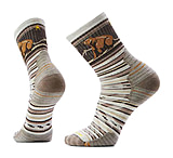 Image of Smartwool Hike Targeted Cushion Bear Stripe Mid Crew Socks - Men's