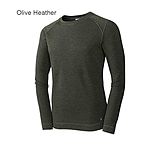 Image of Smartwool NTS Mid 250 Crew - Men's-Olive Heather M