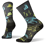 Image of Smartwool PhD Cycle Ultra Light BearCamp Print Crew Socks