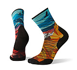 Image of Smartwool Athlete Edition Run Mountain Print Crew Socks - Men's