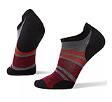 Image of Smartwool Run Zero Cushion Pattern Low Ankle Socks - Men's