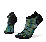 Image of Smartwool PhD Run Ultra Light Stacked Block Print Micro Socks - Men's