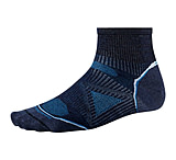 Image of Smartwool PhD Running Ultra Light Mini Sock - Men's -Large-Navy