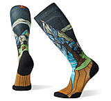 Image of Smartwool PhD Ski Light Elite Benchetler Print Socks - Men's