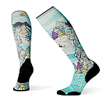 Image of Smartwool PhD Ski Light Elite Pow Days Print Socks