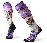 Image of Smartwool PhD Ski Ultra Light POW Print Socks - Men's