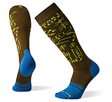 Image of Smartwool PhD Snow Medium Park Vibes Pattern Socks - Men's