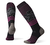 Image of Smartwool Snow Full Cushion Traced Dahlia Pattern OTC Socks - Women's