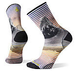 Image of Smartwool PhD Ultra Light Snow Summit Print Crew Socks - Men's