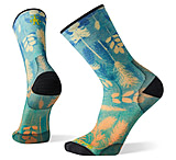 Image of Smartwool PhD Ultra Light Sun Botanical Print Crew Socks - Men's