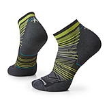 Image of Smartwool Run Targeted Cushion Pattern Ankle Socks